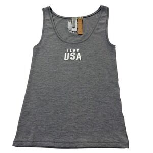 SKIMS Soft Lounge Tank Top Team USA Heather Gray Large